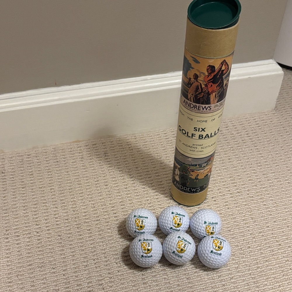Saint Andrews Vintage Golf Ball Set